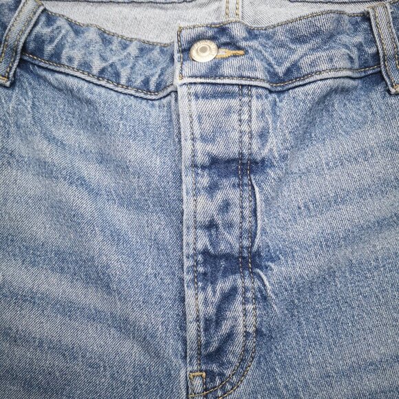 Old Navy Ladies Size 24 High Rise OG Loose Medium Wash Button Closure Jeans - Picture 5 of 14